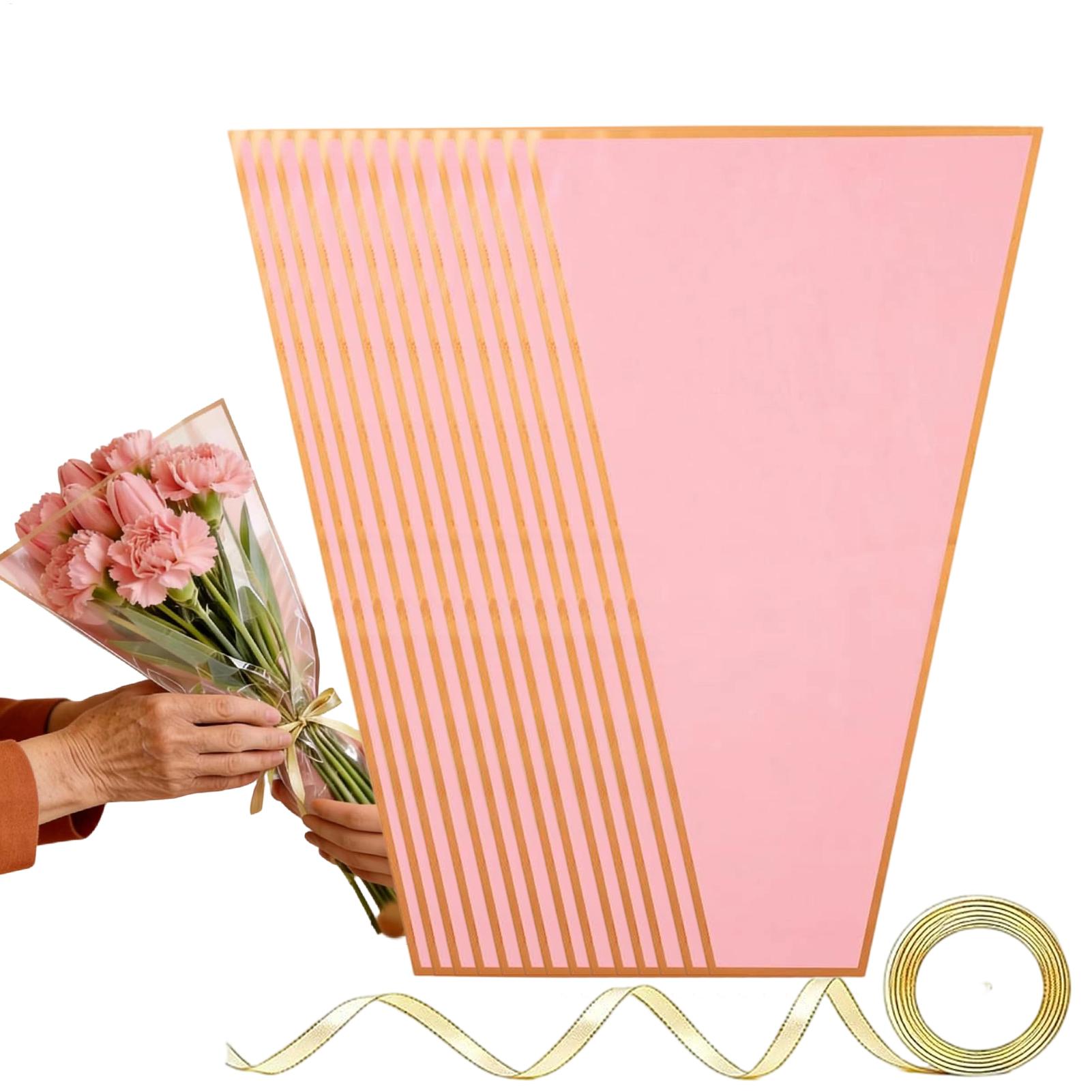 Florist Supply Ribbon - Sacos para embrulhar flores, 50 peças