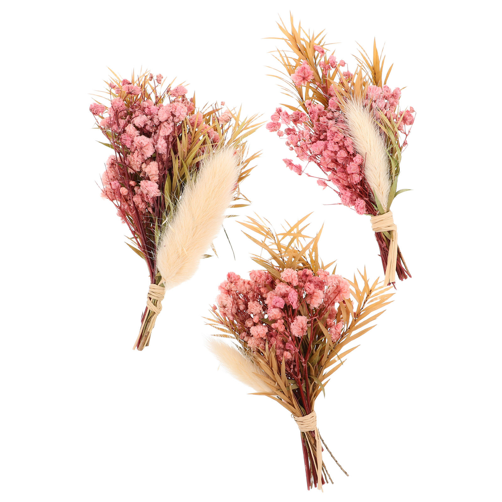 Dried Flower Bunch - Conjunto de 3 Peças de Buquê