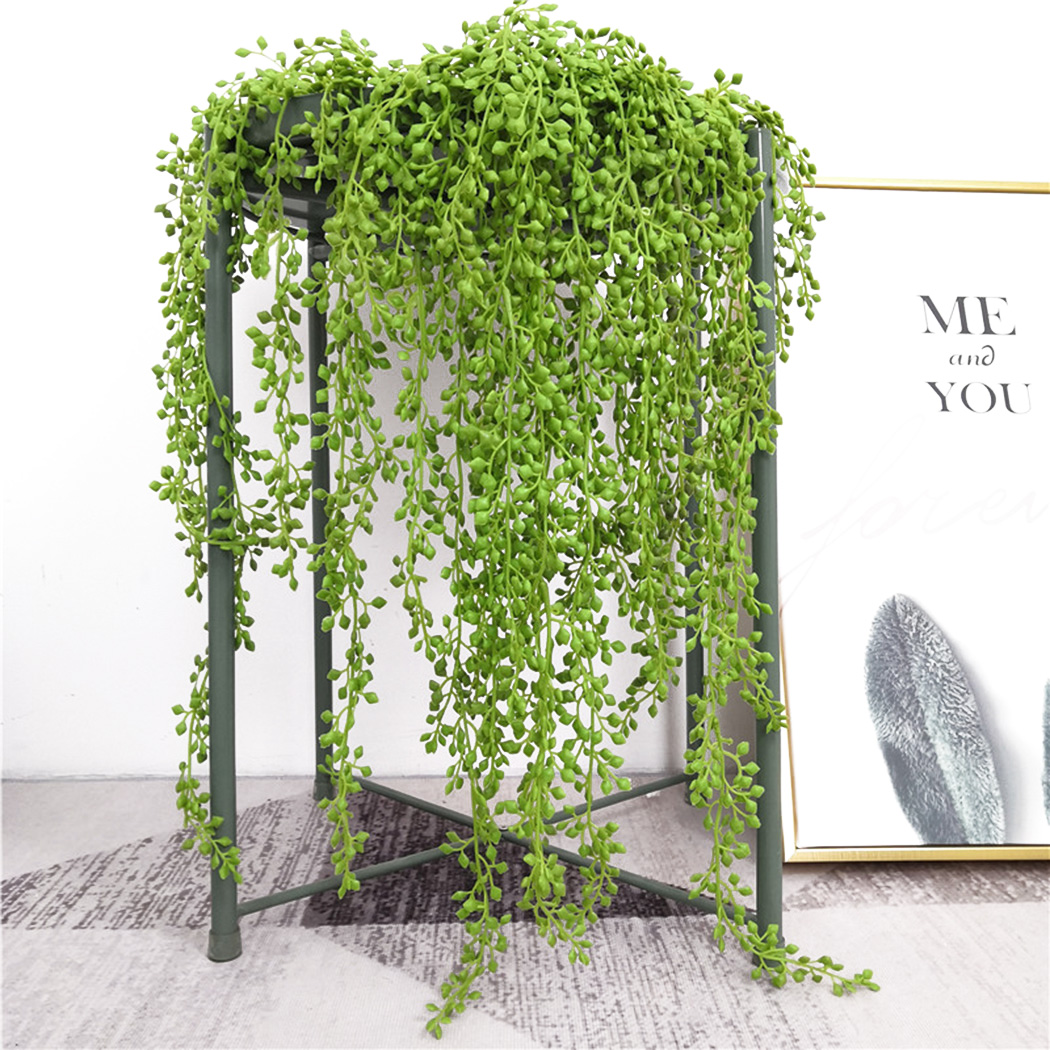Preserved Moss Sheet - Planta artificial videiras parede pendurado rattan