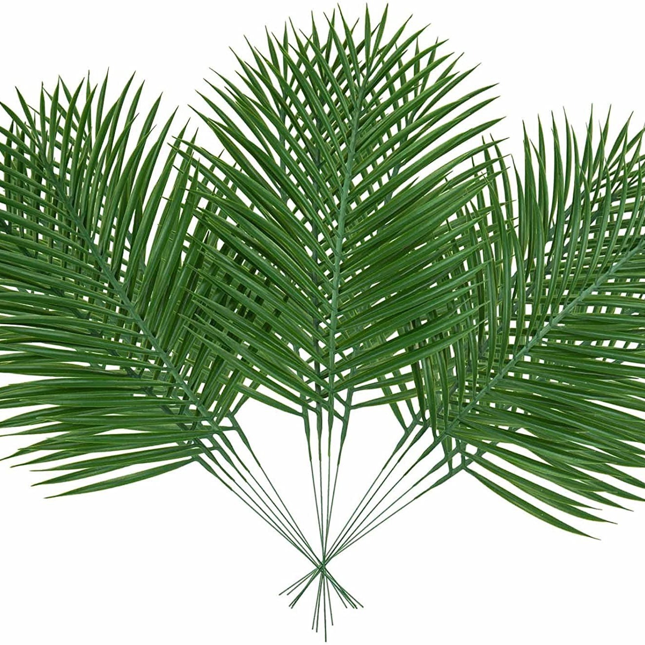 Folhas De Palma De Ouro Artifi - Florist Supply Vases avaliação e preço