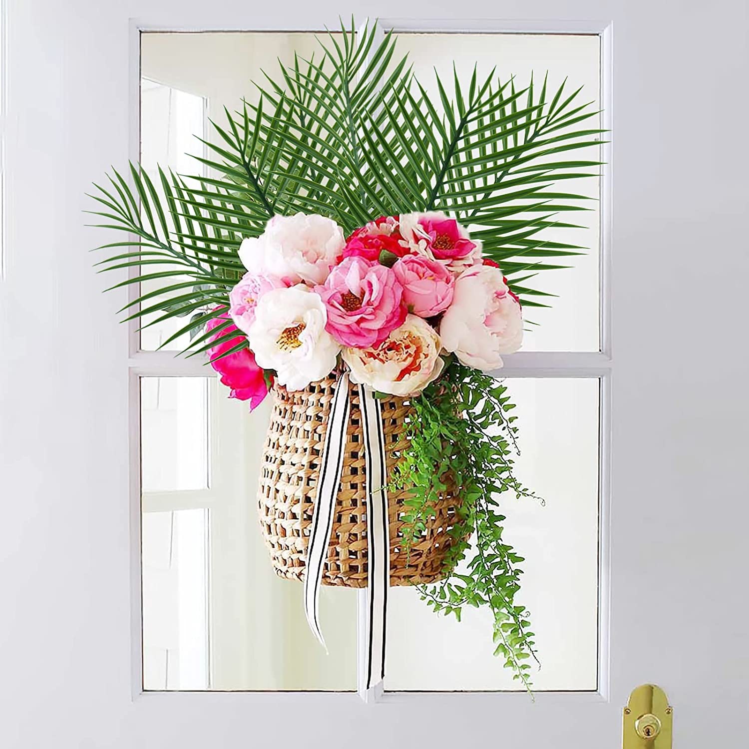 Folhas De Palma De Ouro Artifi - Florist Supply Vases avaliação e preço