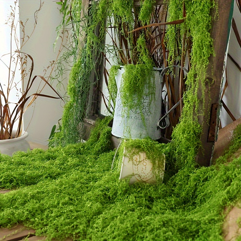 1 pacote de musgo artificial f - Preserved Moss Sheet avaliação e preço