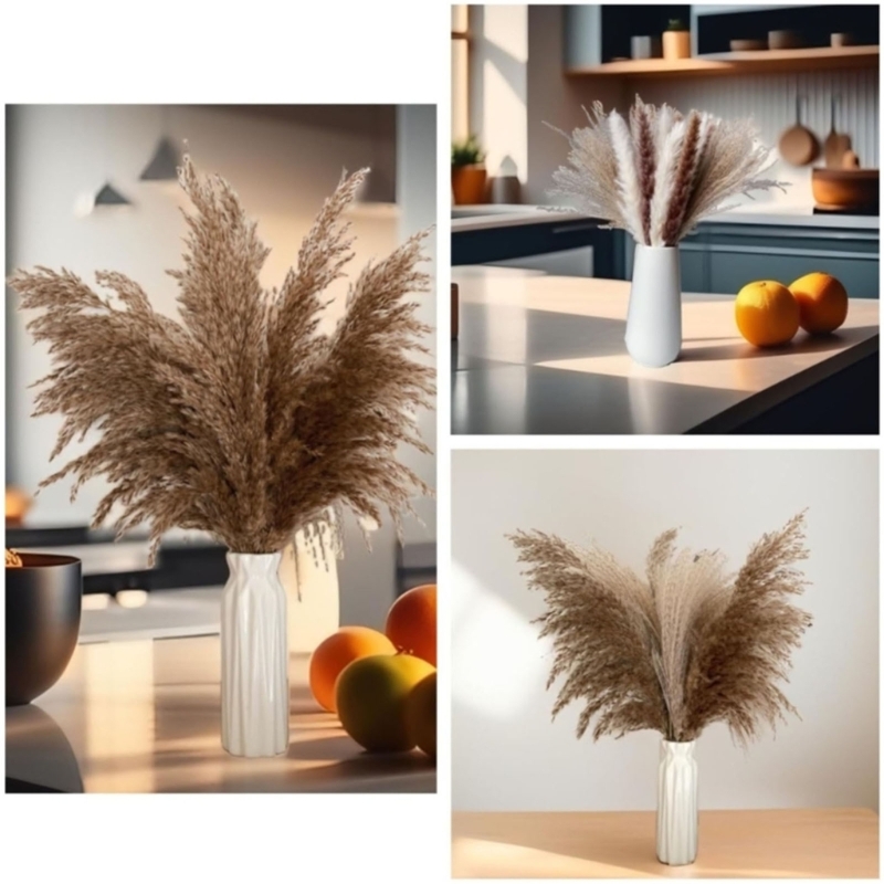 Granel 100 peças hastes grama  - Dried Flower Bunch avaliação e preço