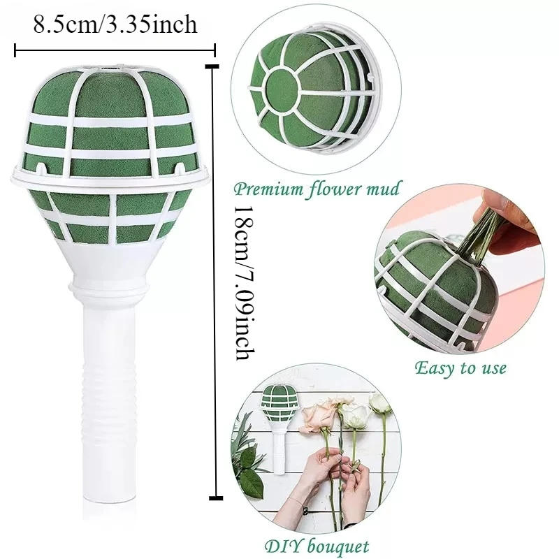 6 pçs espuma floral lidar com  - Bouquet Holder Foam avaliação e preço