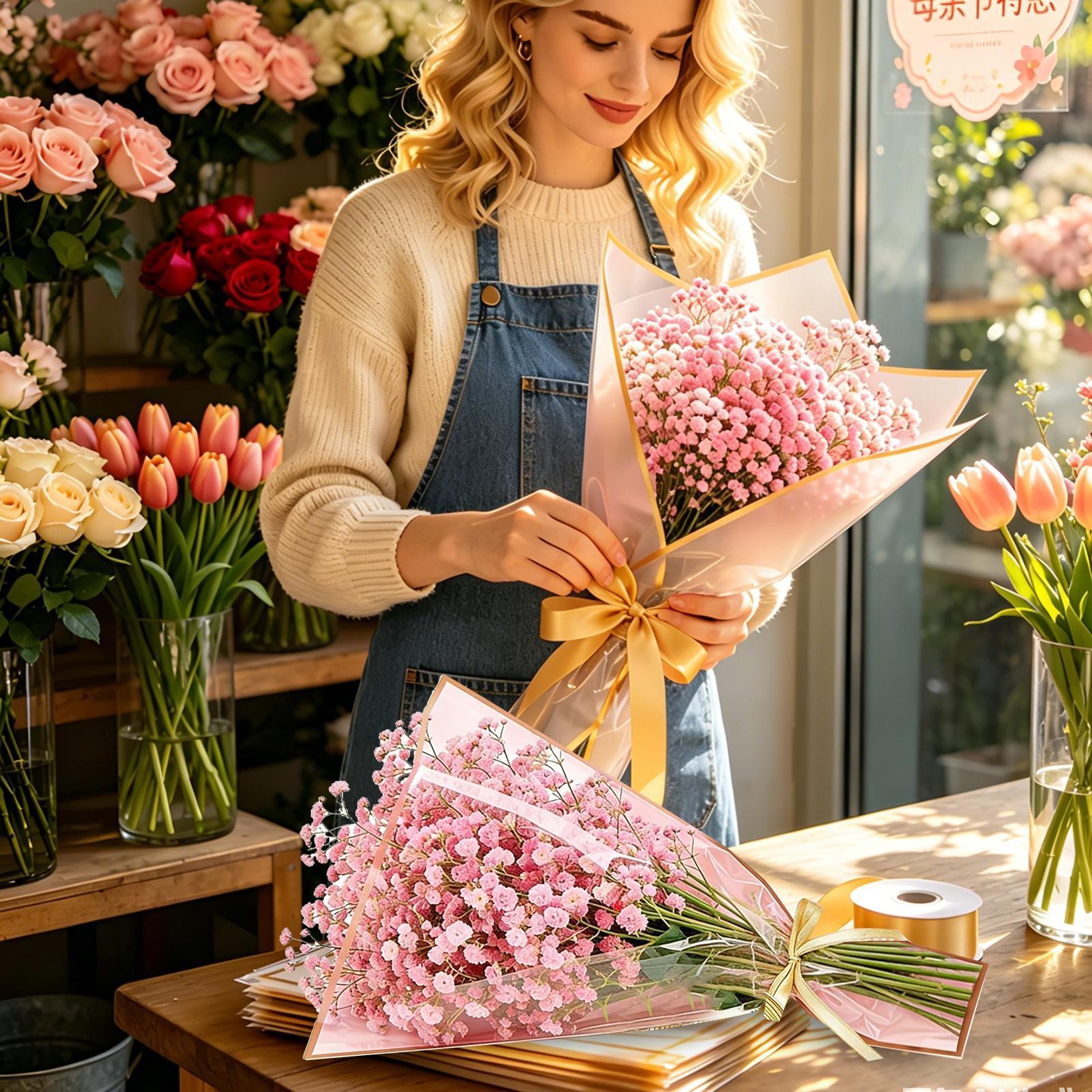 Sacos para buquê de flores, 50 - Florist Supply Ribbon avaliação e preço