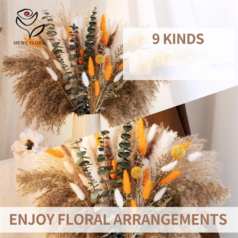 Buquê de grama de pampas laran - Dried Flower Bunch avaliação e preço
