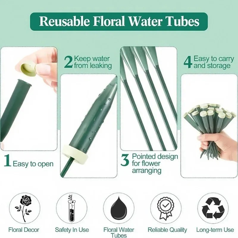 Tubos de água florais de alta  - Quality Florist Supply avaliação e preço