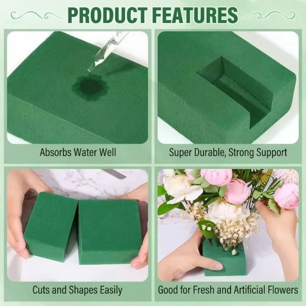 Espuma Absorvente Verde para A - Bouquet Holder Foam avaliação e preço