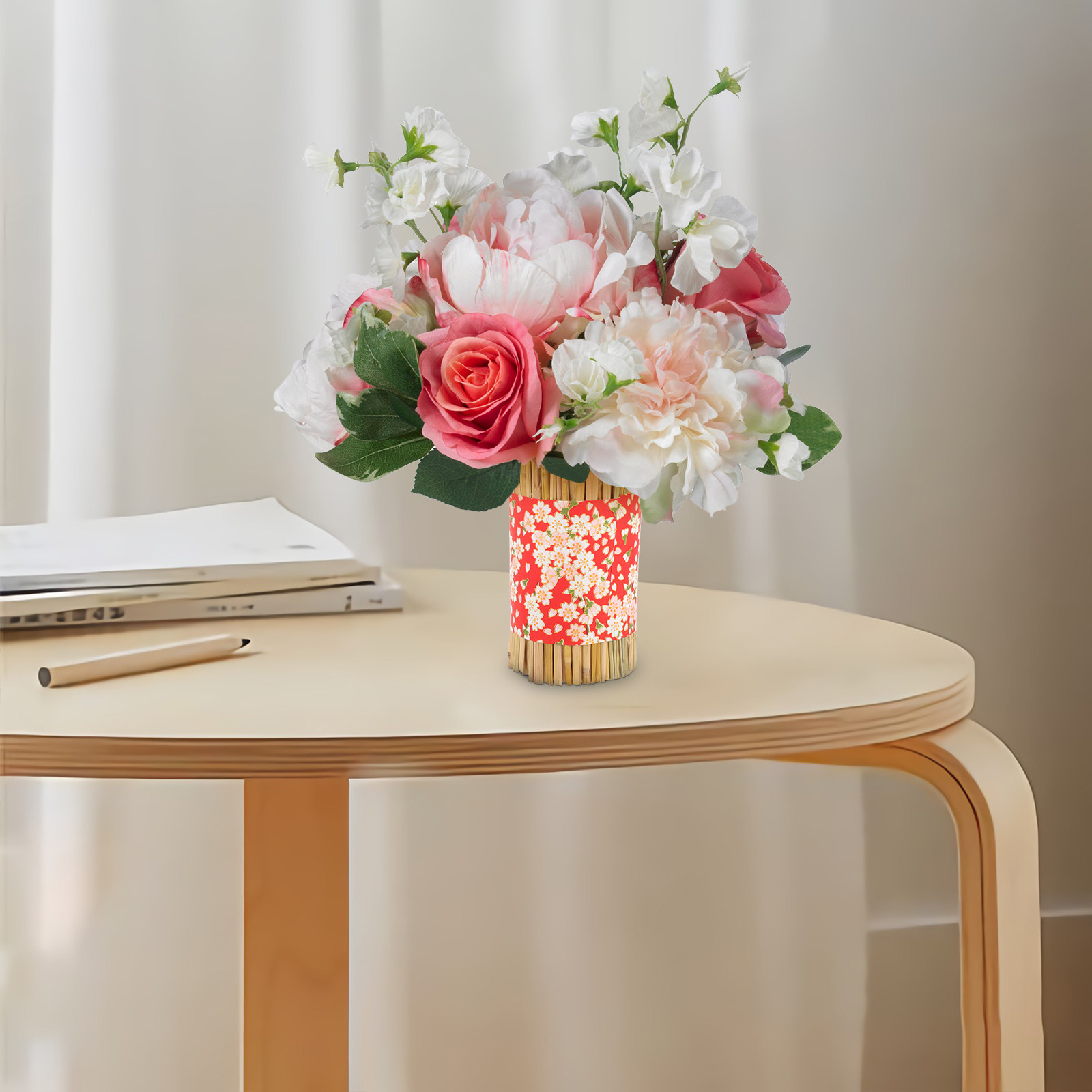 Vaso decorativo artesanal de p - Florist Supply Vases avaliação e preço