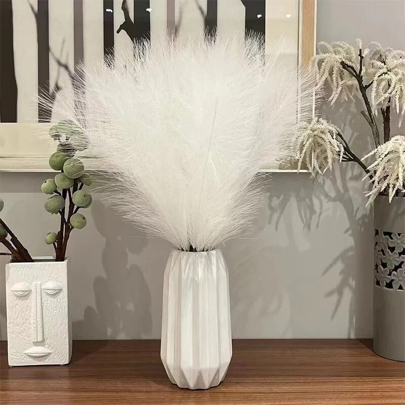 Grama pomposa artificial, Ramo - Florist Supply Vases avaliação e preço