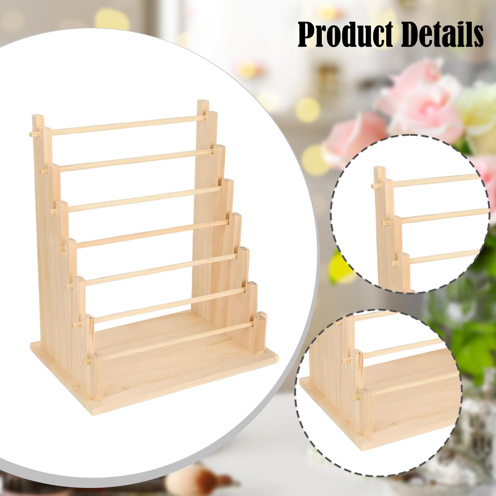 Organizador de Fitas de Madeir - Florist Supply Ribbon avaliação e preço